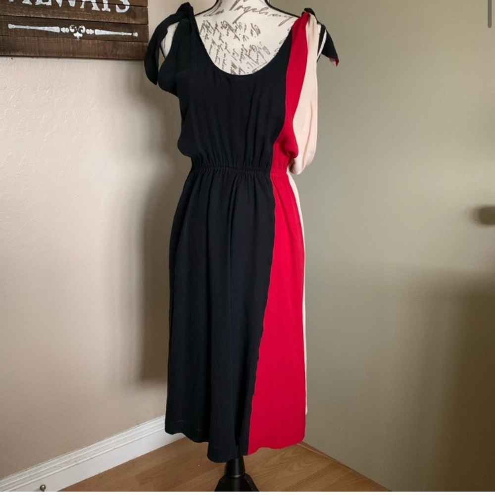 Red white blue LAMB Gwen Stefani dress fits 8 or 10